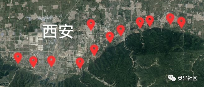 秦岭北麓的别墅基本都是建在“降”与“升”的交界处，也就是位于盆地凹处与龙抬头之处