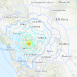 旧金山昨夜突发4.5级地震, 震中位于核桃溪（Walnut Creek)和愉快山(Pleasant Hill）地区