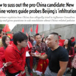 加拿大民众反对中国介入加拿大大选 加拿大人呼吁支持中共的选民应该退出加拿大国籍回到中国接受独裁统治