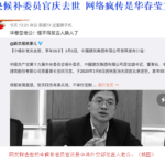 华春莹丈夫官庆因脑癌去世, 网民狂欢