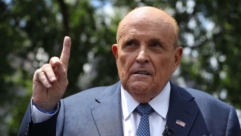 普总统的私人律师、前纽约市市长鲁迪‧朱利安尼（Rudy Giuliani）