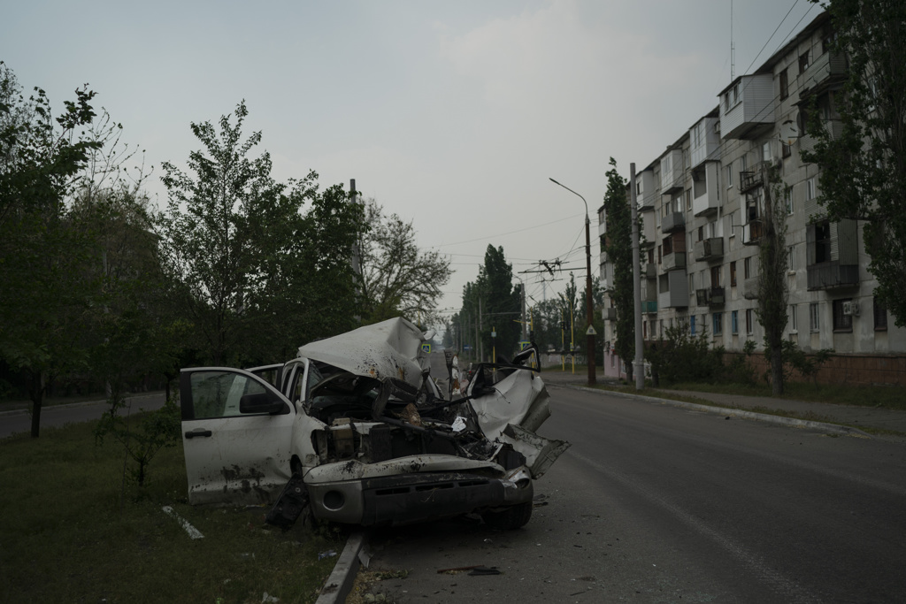 北顿内茨克（Severodonetsk）陷落大半（图/美联社）