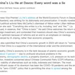 美国国会山报道：《刘鹤在达沃斯，每个字都是谎言》