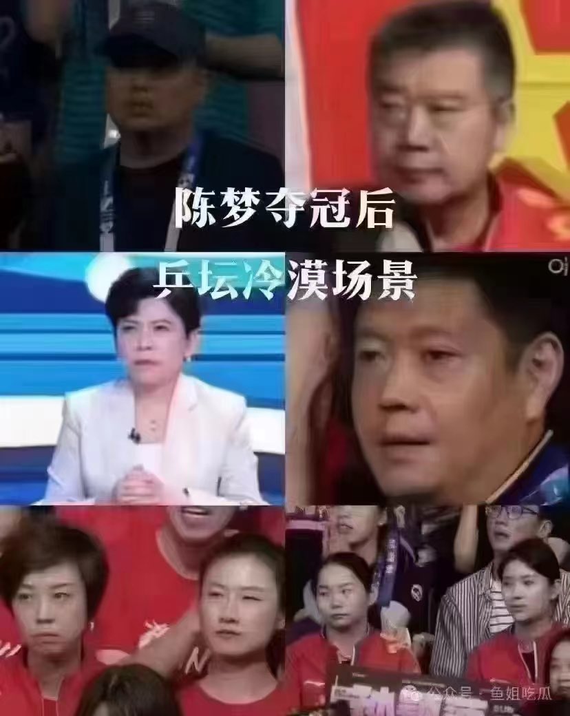 陈梦夺冠后中国乒乓球高层如喪考妣，雇佣演员竖中指骂陈梦