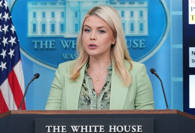 白宫新闻秘书李威特。 （美联社）