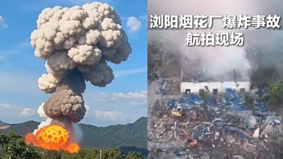 5月4日，湖南浏阳华盛烟花厂发生重大爆炸事故，蘑菇云直冲云霄，现场几乎被夷为平地。